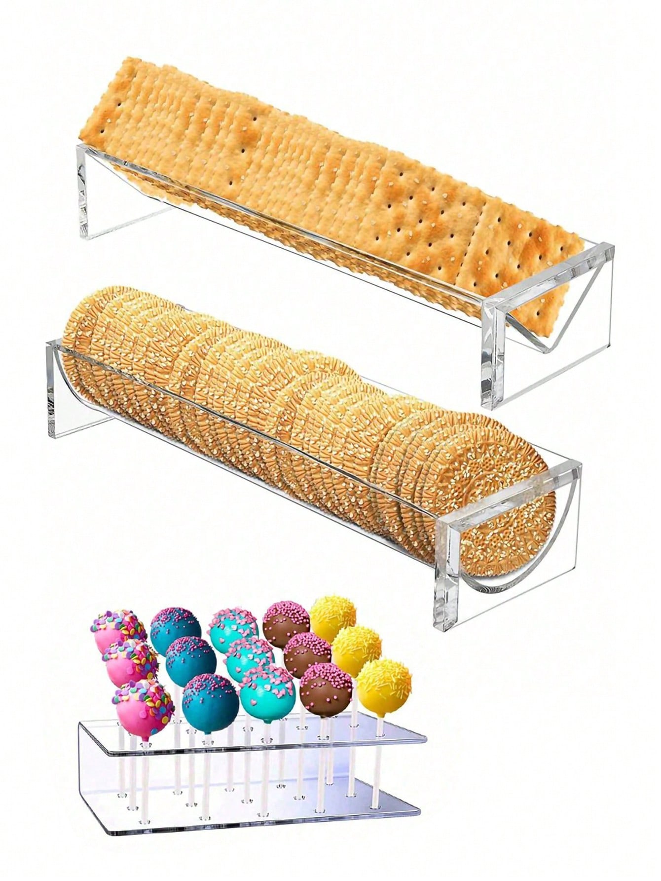 1PC 15 Hole Cake Pop Stand Can - Pop Display Shelf avaliação e preço
