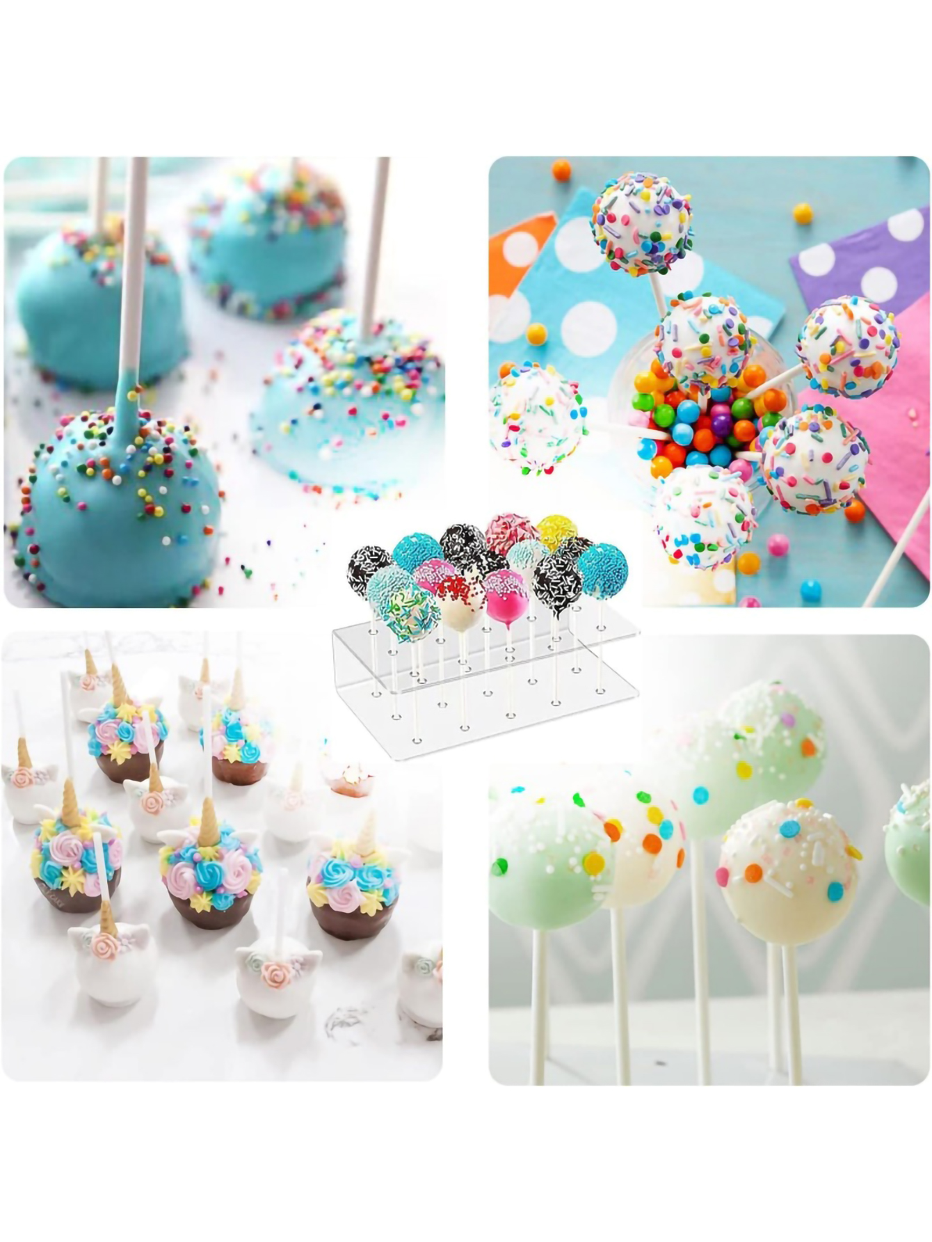 1PC 15 Hole Cake Pop Stand Can - Pop Display Shelf avaliação e preço