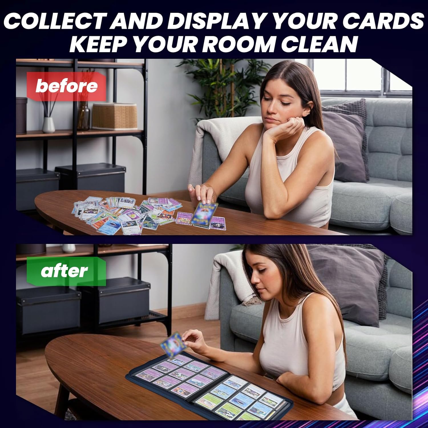 9 Pocket Trading Card Binder,  - Trading Card Binder avaliação e preço