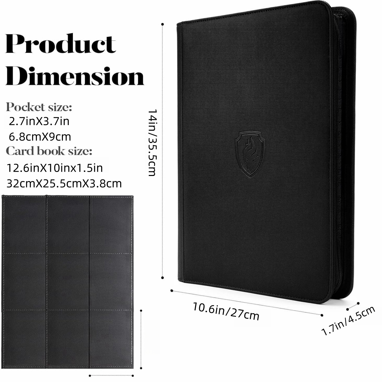 9 Pocket Trading Card Binder,  - Trading Card Binder avaliação e preço
