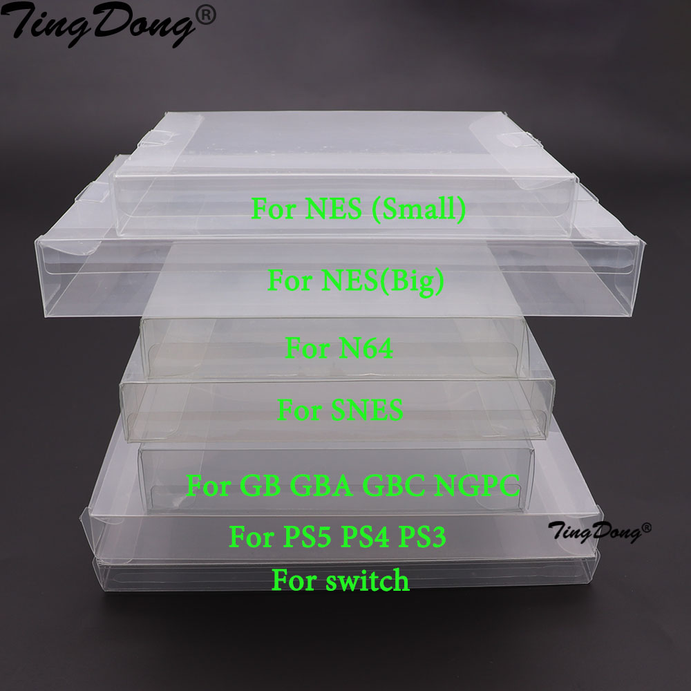 10PCS Clear Transparent Game C - Funko Pop Protector avaliação e preço