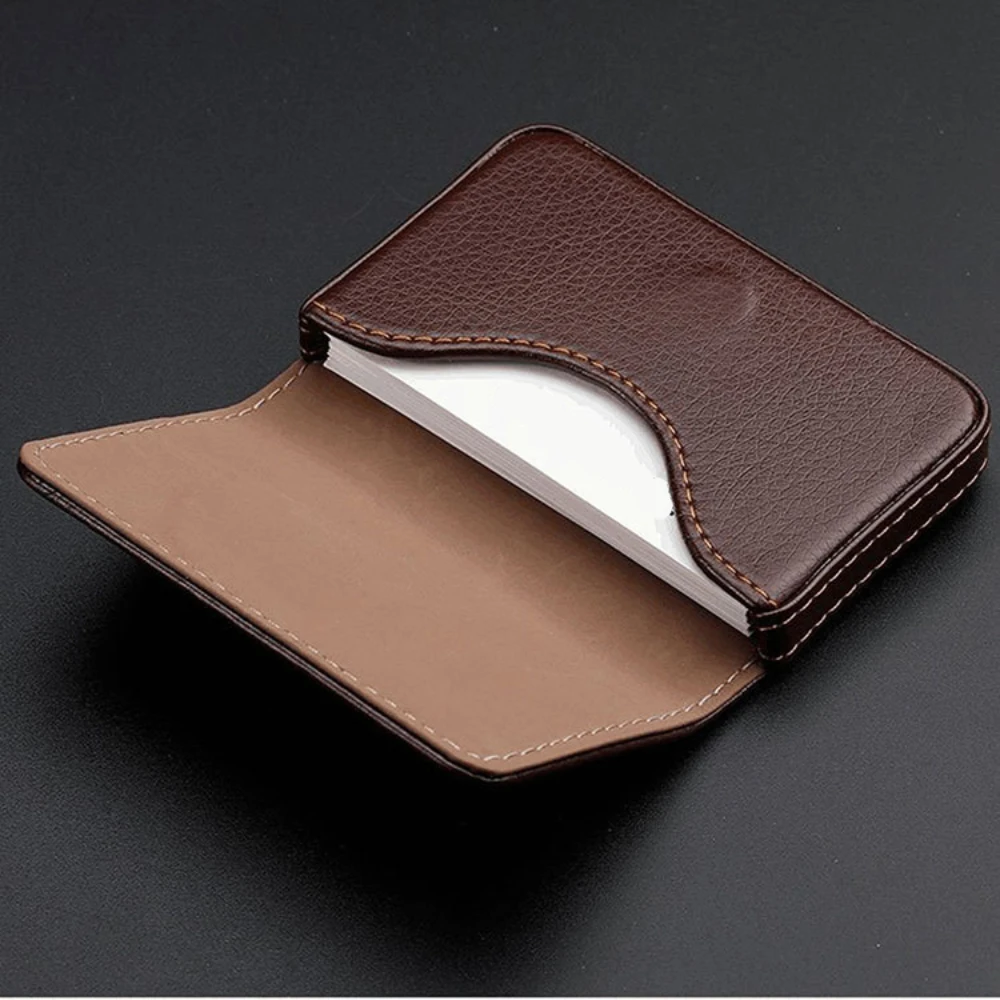 Sized Stitched PU Leather Cred - Card Top Loader avaliação e preço