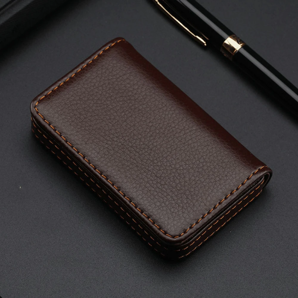 Sized Stitched PU Leather Cred - Card Top Loader avaliação e preço