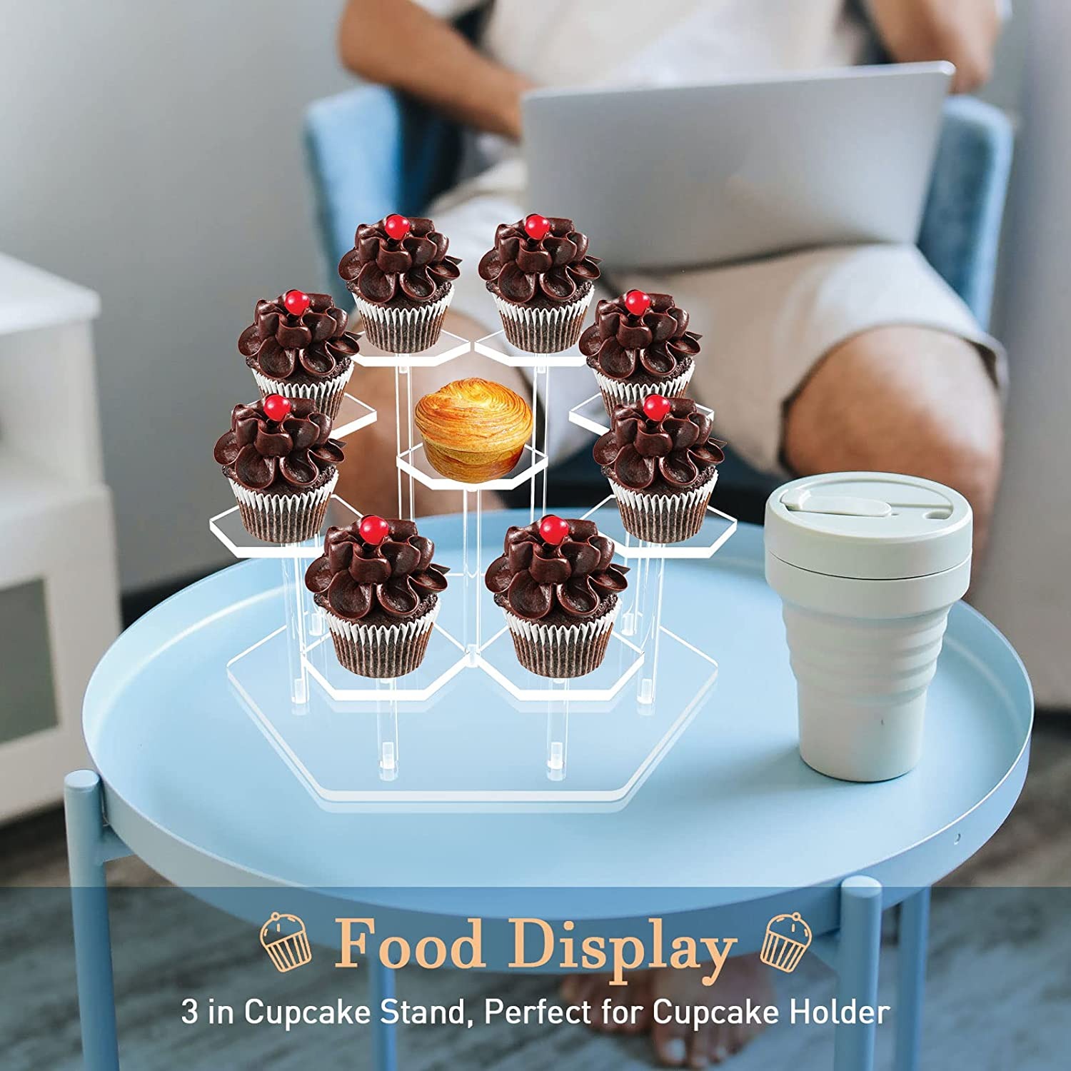 8/9 Tier Acrylic Display Stand - Pop Display Shelf avaliação e preço