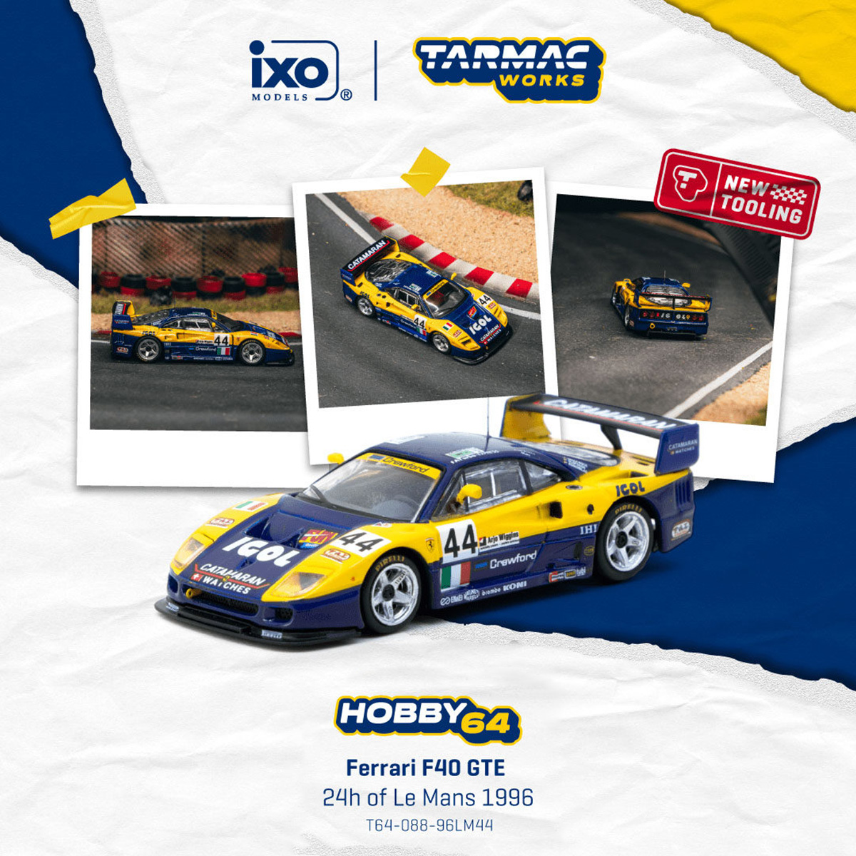 In Stock TW 1:64 Ferrari F40 G - Die Cast Car 1 64 avaliação e preço