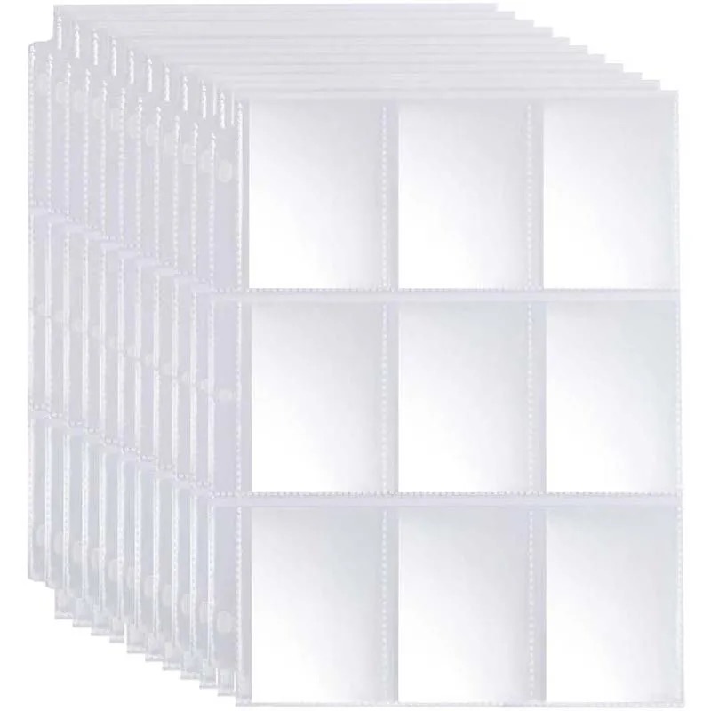 50pcs 9 Pocket Trading Gaming  - Trading Card Binder avaliação e preço