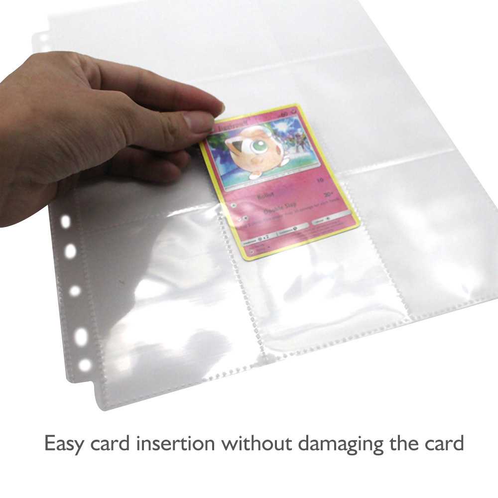 50pcs 9 Pocket Trading Gaming  - Trading Card Binder avaliação e preço