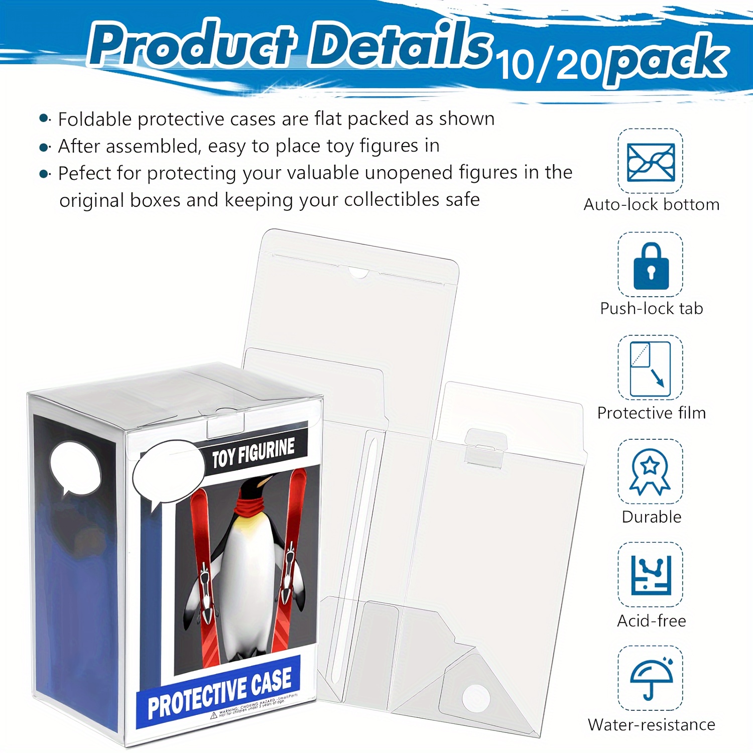 Clear Pop Display Case Compati - Pop Display Shelf avaliação e preço