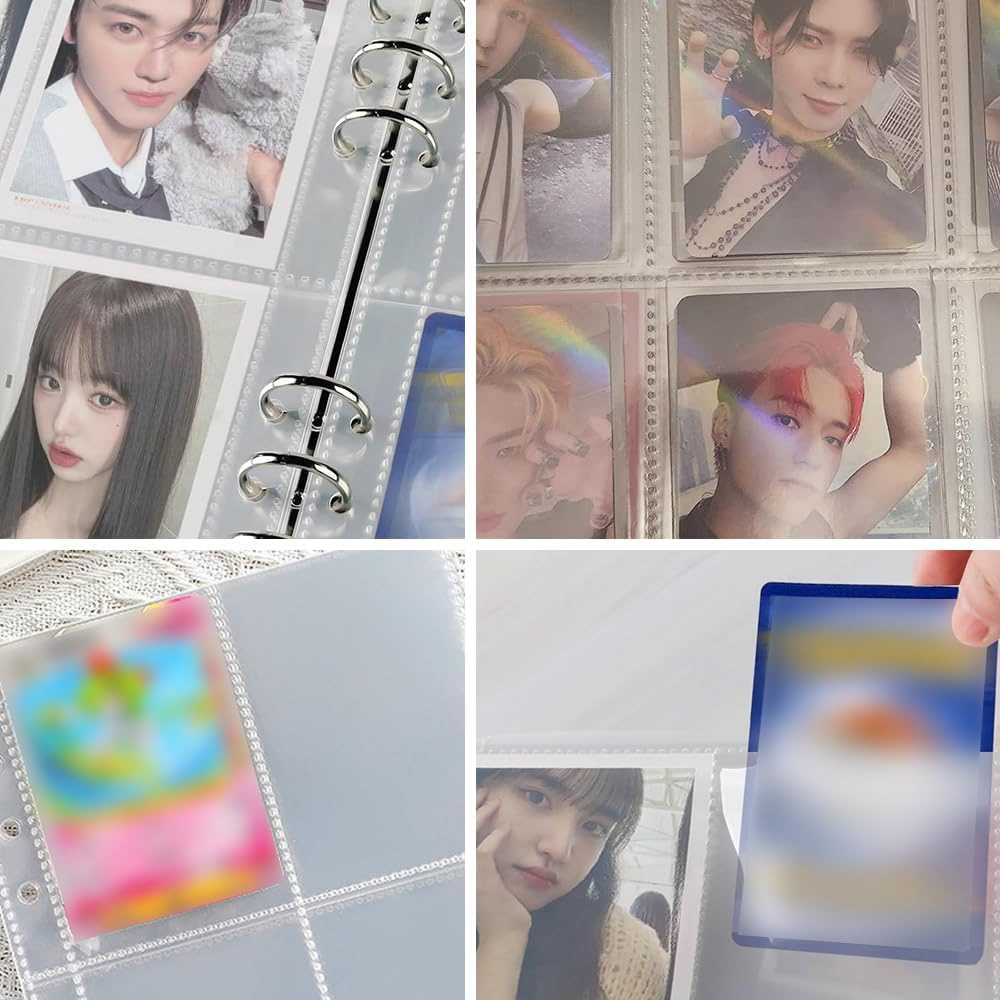 4 Pockets Photo Card Sleeves B - Trading Card Binder avaliação e preço