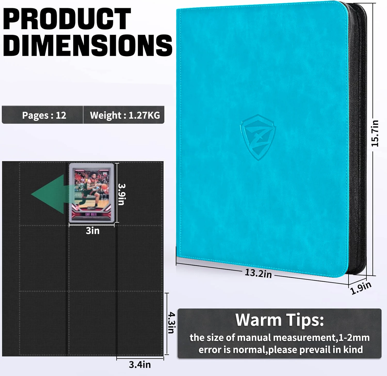 Card Binder, 9-Pocket Trading  - Trading Card Binder avaliação e preço