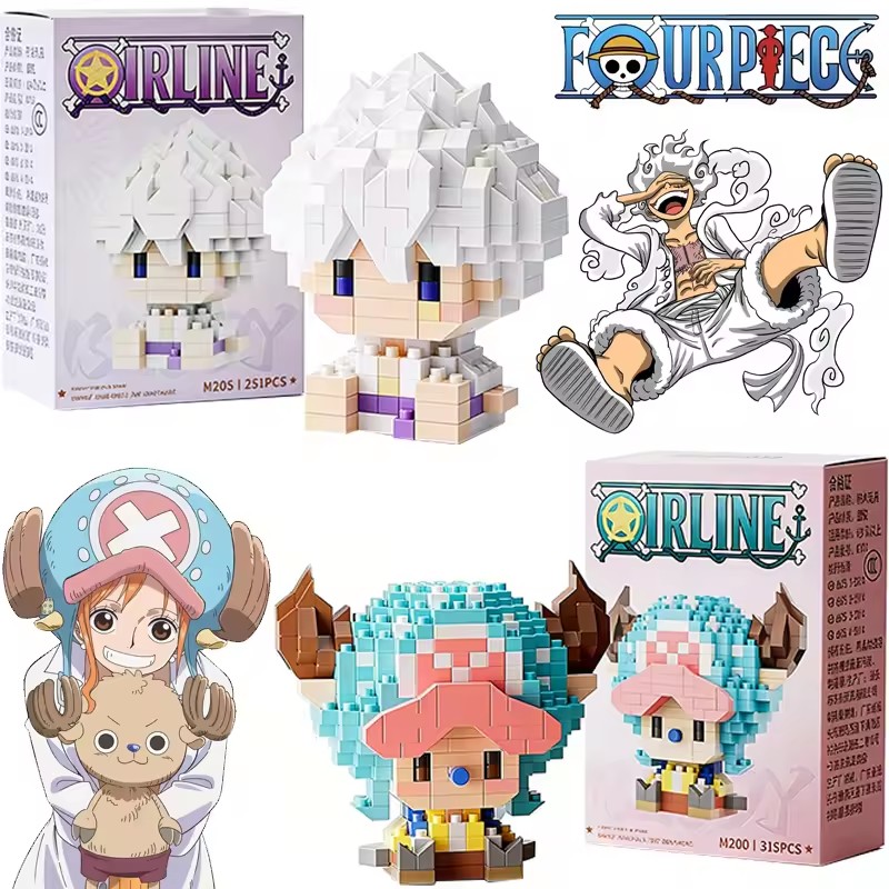 One Piece Anime Sun God Nika L - Building Block Mini avaliação e preço