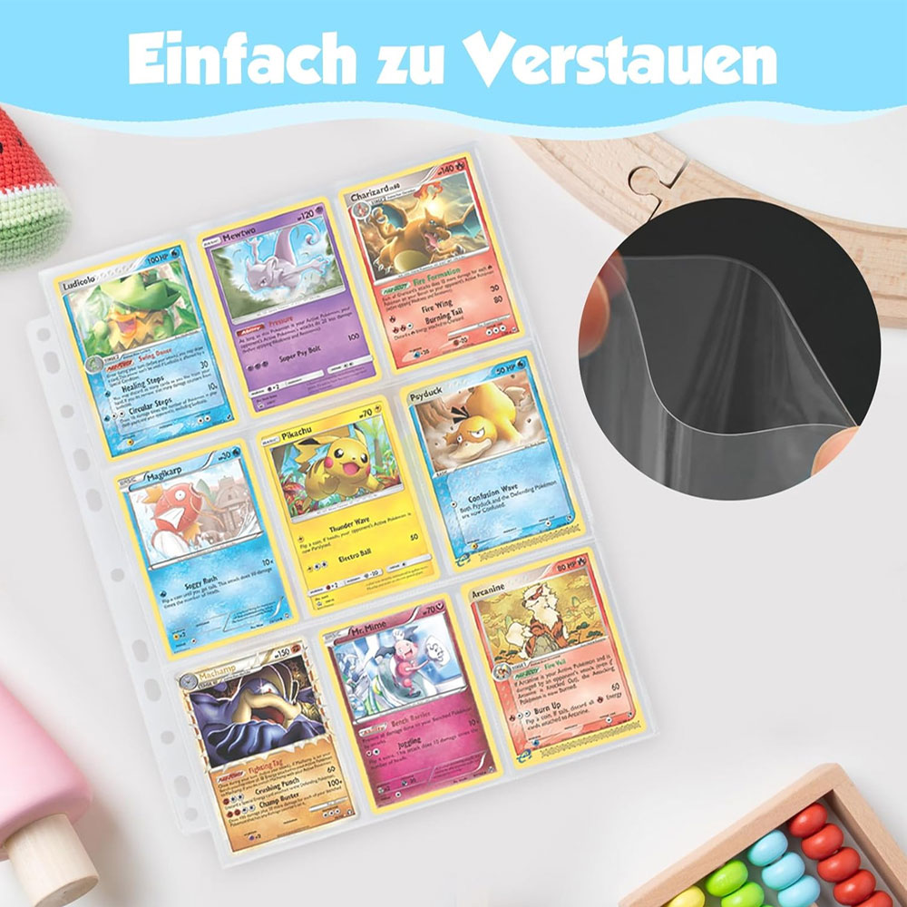 90 pockets trading card sleeve - Trading Card Binder avaliação e preço