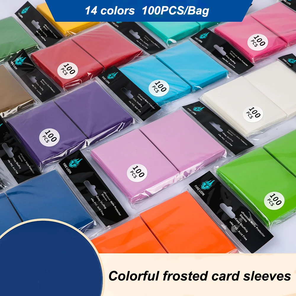 62x89mm 100PCS/Set Solid Matte - Card Penny Sleeve avaliação e preço