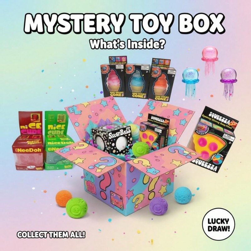Cute Food & Ocean Squishy Blin - Mystery Box Blind Bag avaliação e preço