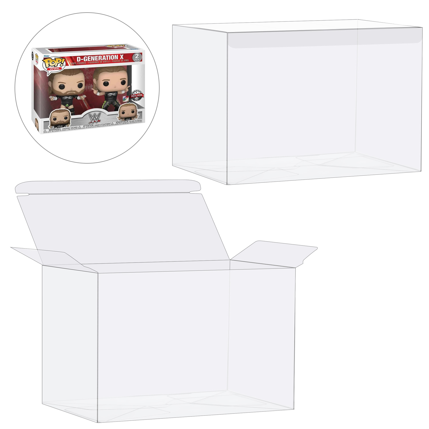 HIGOPLAY 2 in 1 Pack Protectiv - Funko Pop Protector avaliação e preço