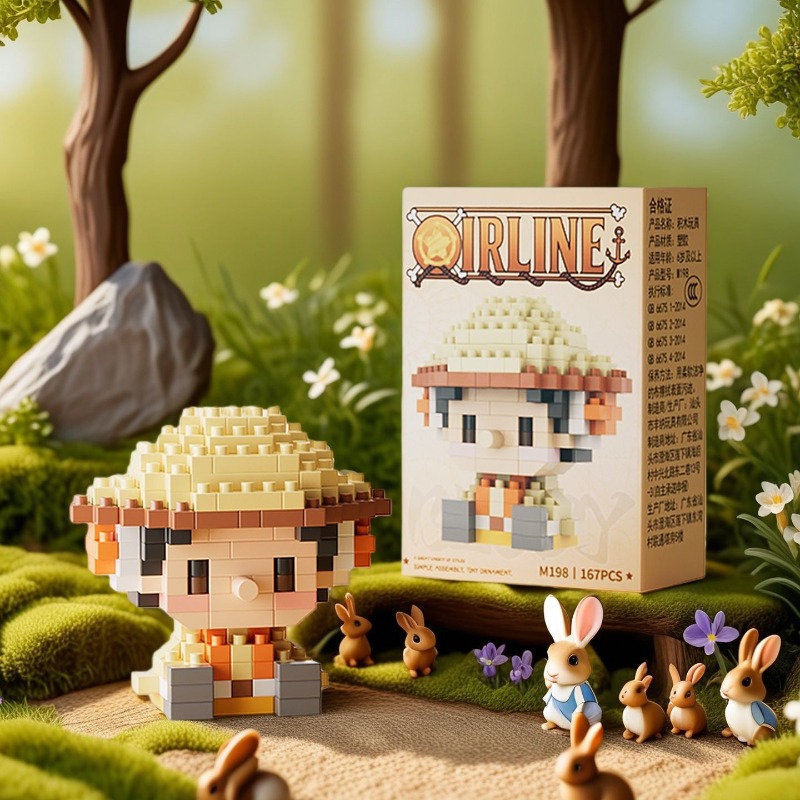New ONE PIECE Sun God Nika Luf - Building Block Mini avaliação e preço