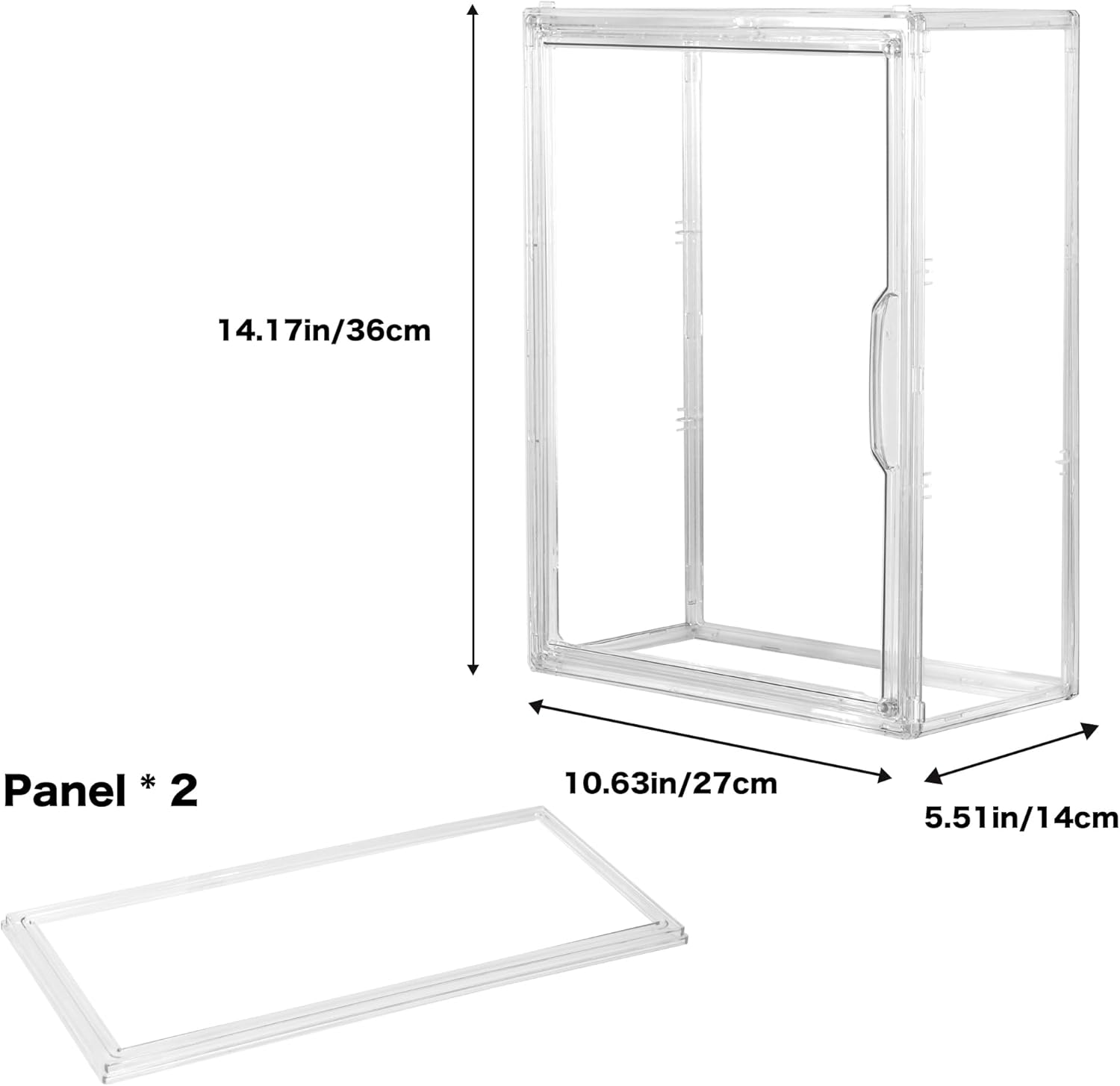3-Tier Acrylic Display Case fo - Display Case Acrylic avaliação e preço
