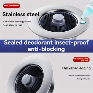 3 in 1 Kitchen Sink Drain Stra - Pop Display Shelf avaliação e preço