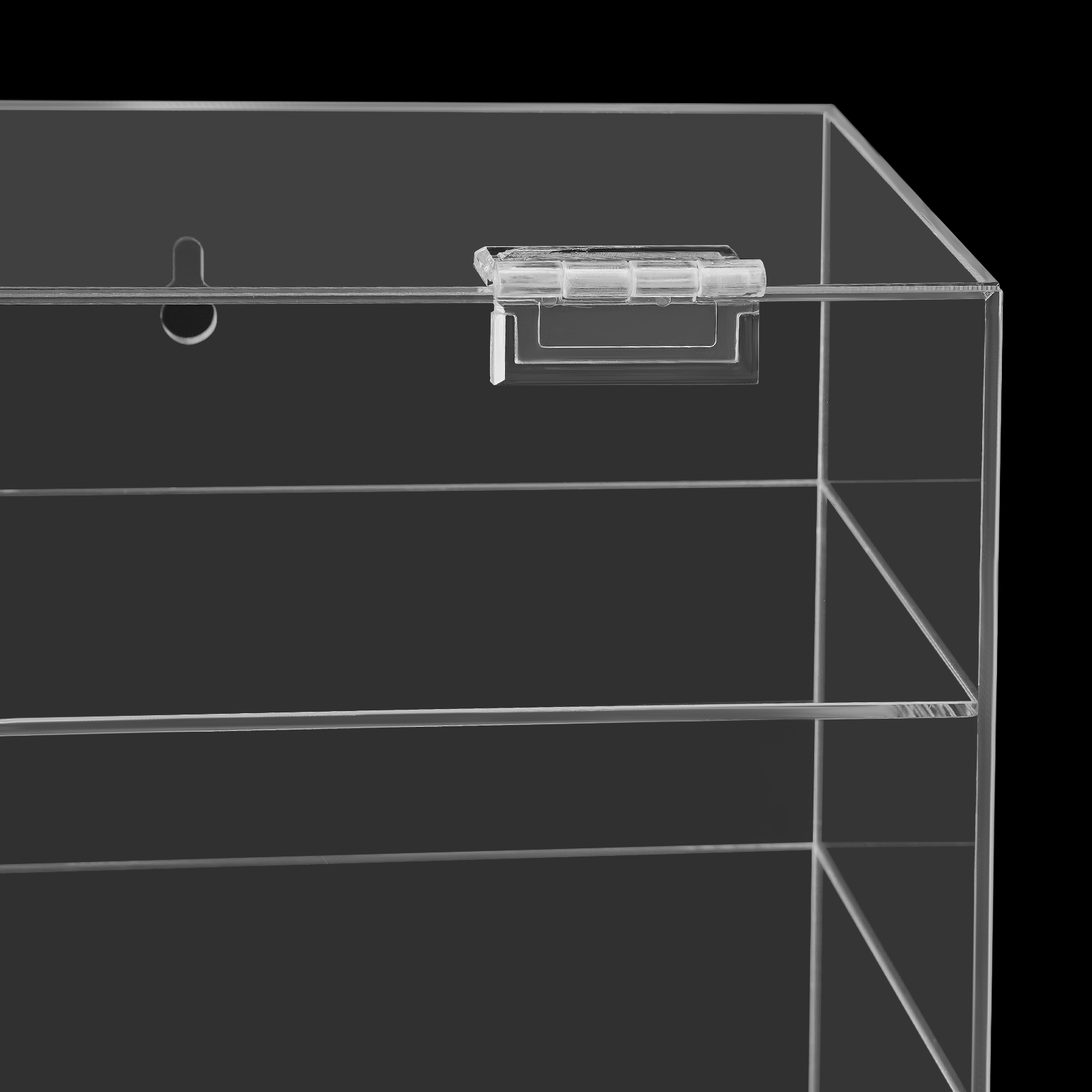 4 Tiers Wall Mounted Toy Displ - Display Case Acrylic avaliação e preço