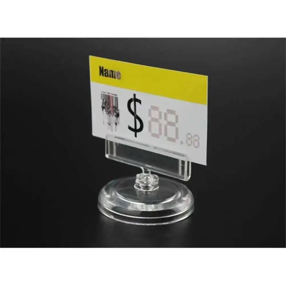 Small Card Holder Stand Clear  - Pop Display Shelf avaliação e preço