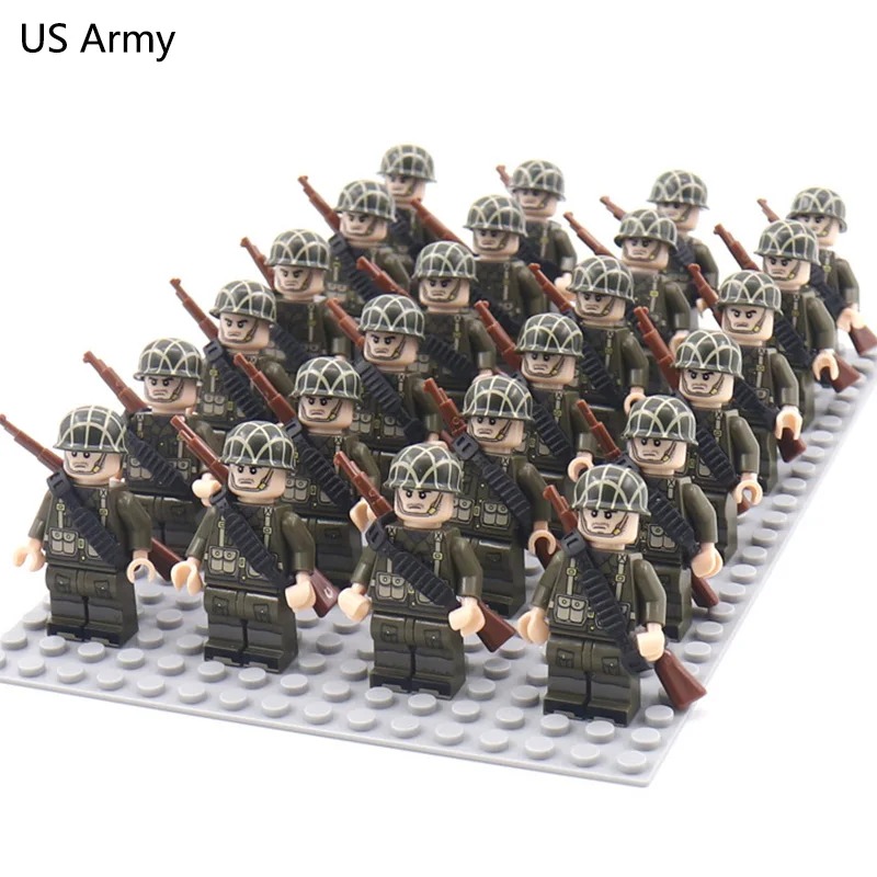 World War II military soldier  - Building Block Mini avaliação e preço