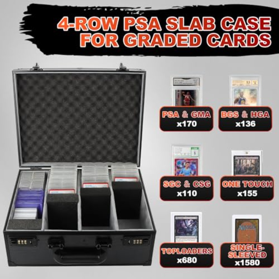 Graded Card Storage Box Holds  - Card Top Loader avaliação e preço