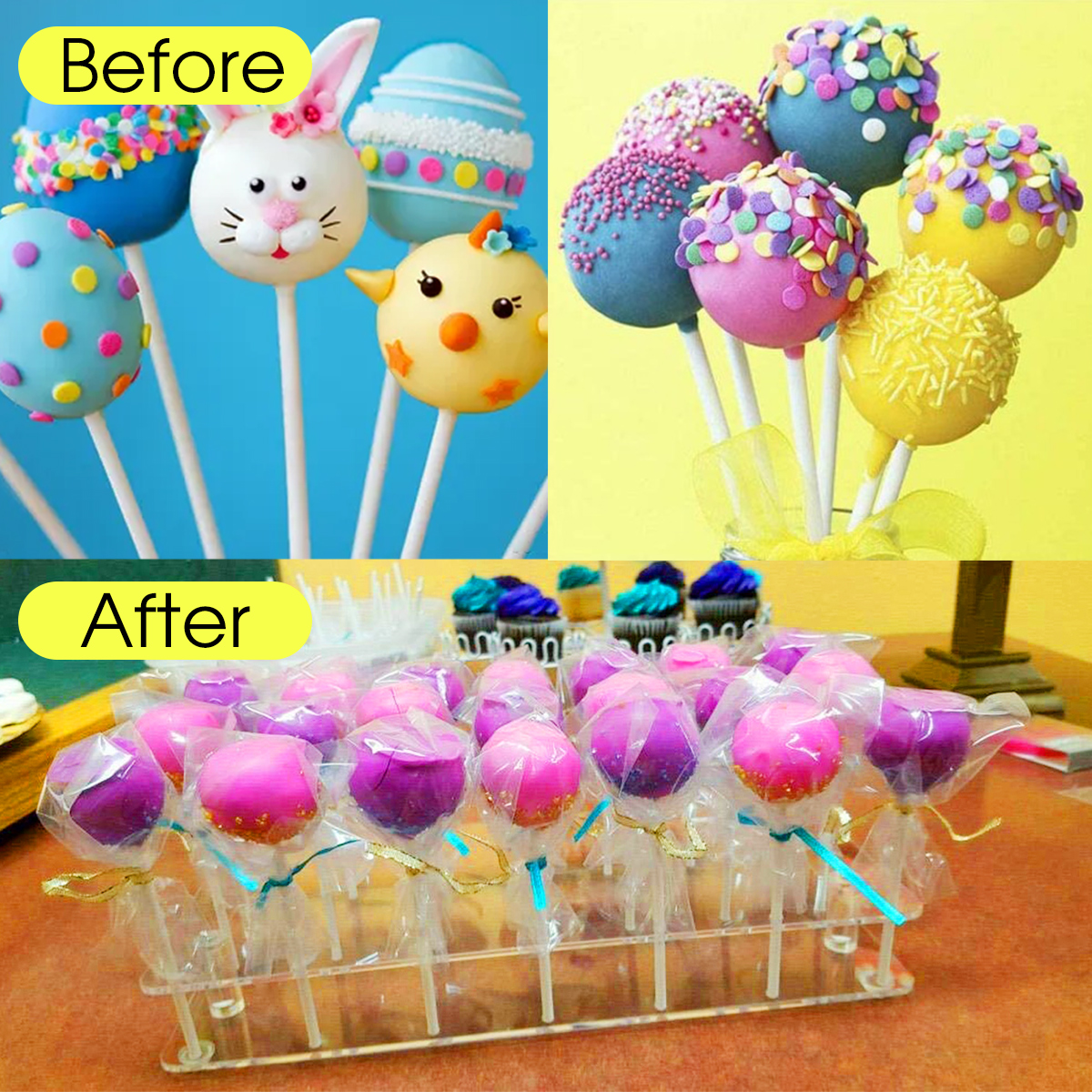 Acrylic Cake Pop Display Stand - Pop Display Shelf avaliação e preço