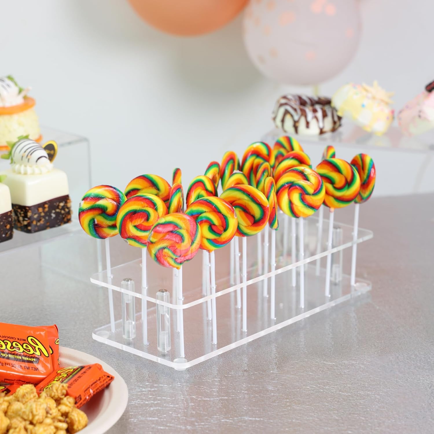 Acrylic Cake Pop Display Stand - Pop Display Shelf avaliação e preço