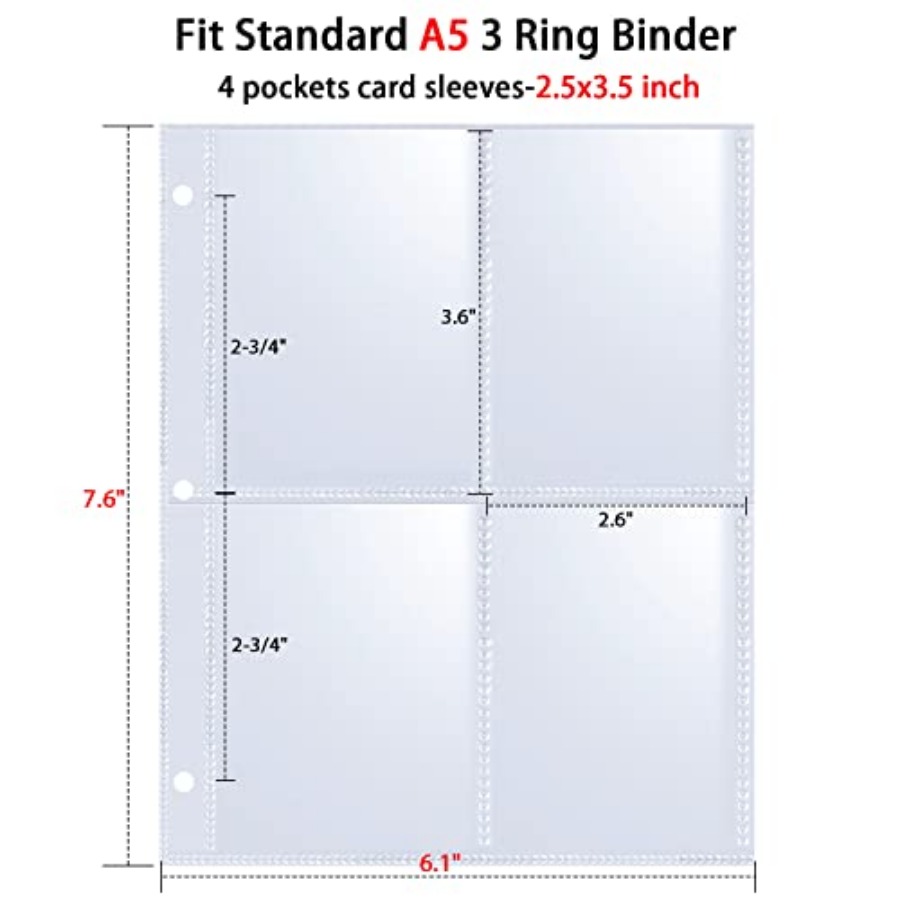 400 Pockets 2.5x3.5 Trading Ca - Trading Card Binder avaliação e preço