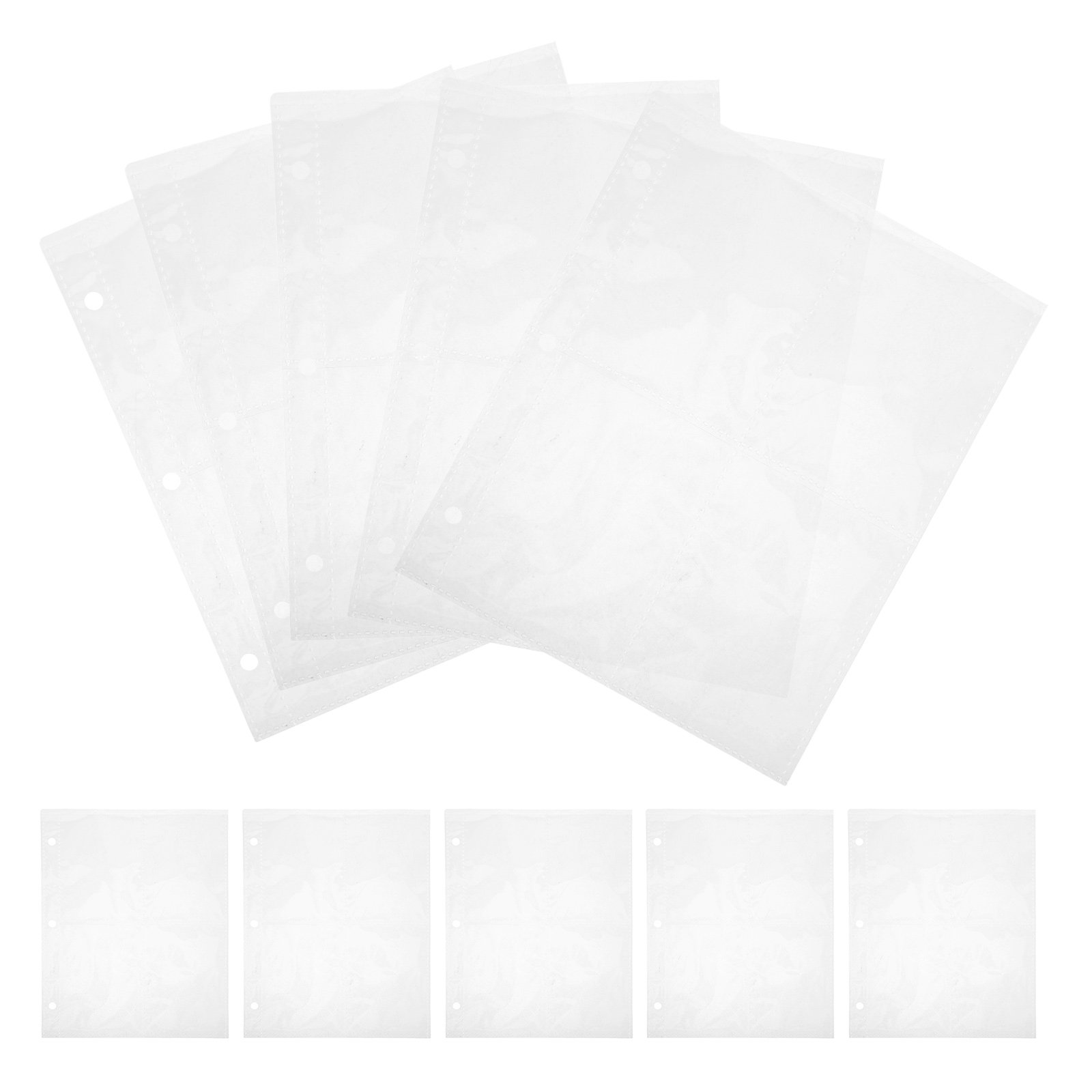 10Pcs Clear Binder Card Sleeve - Trading Card Binder avaliação e preço