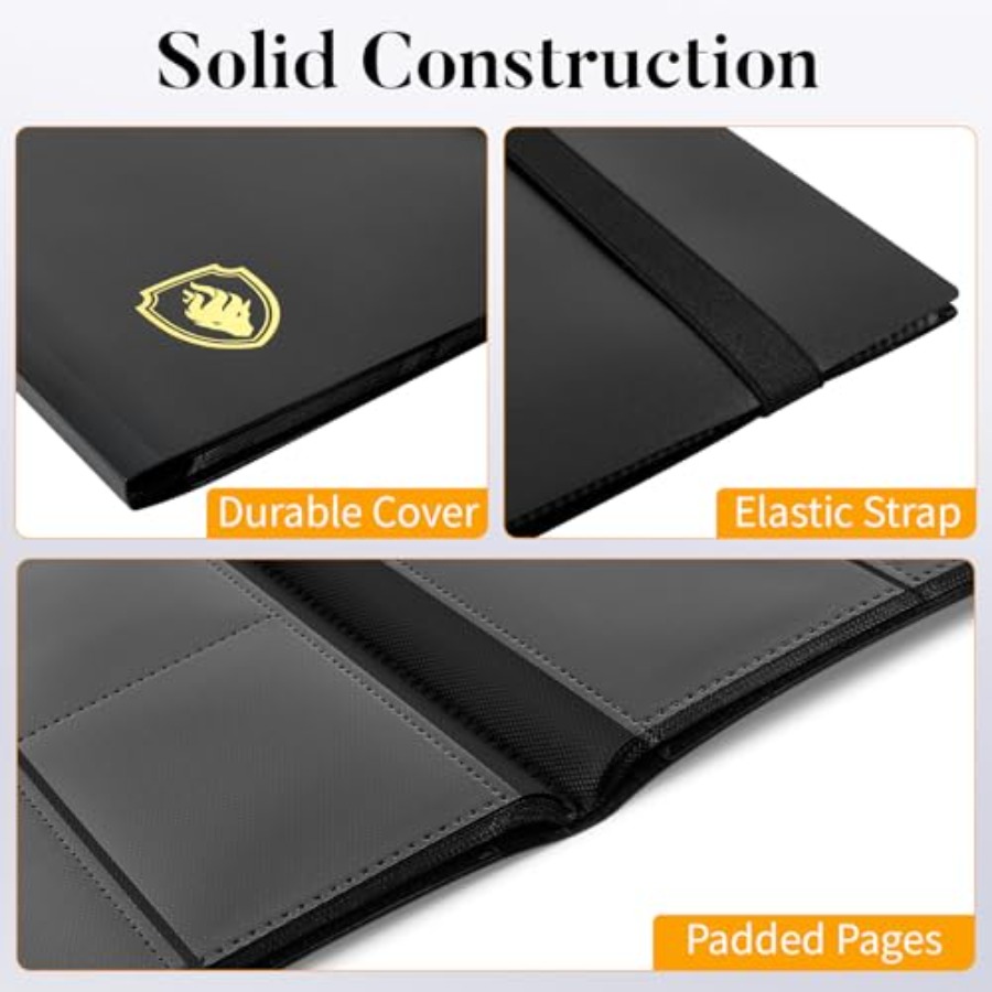 Heavy Duty Card Binder, 9 Pock - Trading Card Binder avaliação e preço