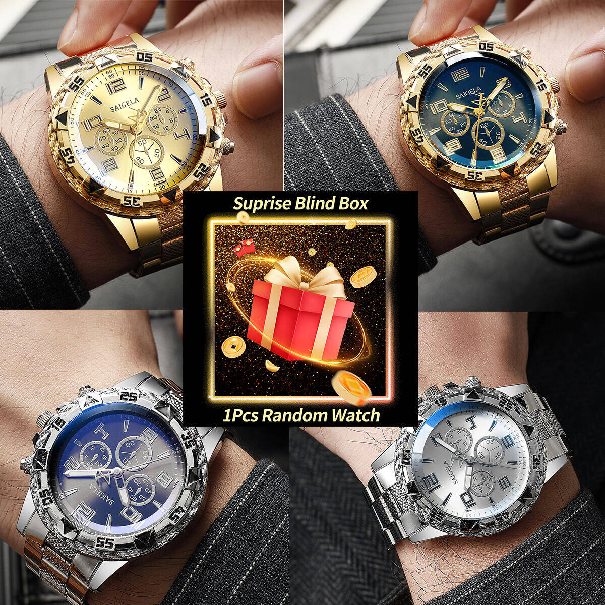 1PC Surprise Mystery Watch Bli - Mystery Box Blind Bag avaliação e preço