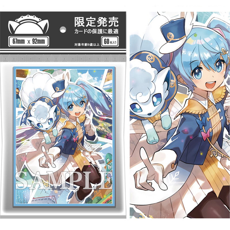 60Pcs/set Hatsune Miku Vulpix  - Card Penny Sleeve avaliação e preço