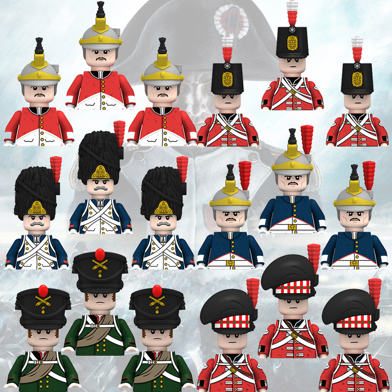 10pcs Napoleonic Wars Military - Lego Minifigure Holder avaliação e preço