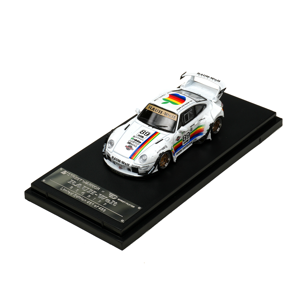 SW In Stock 1:64 RWB 993 Black - Die Cast Car 1 64 avaliação e preço