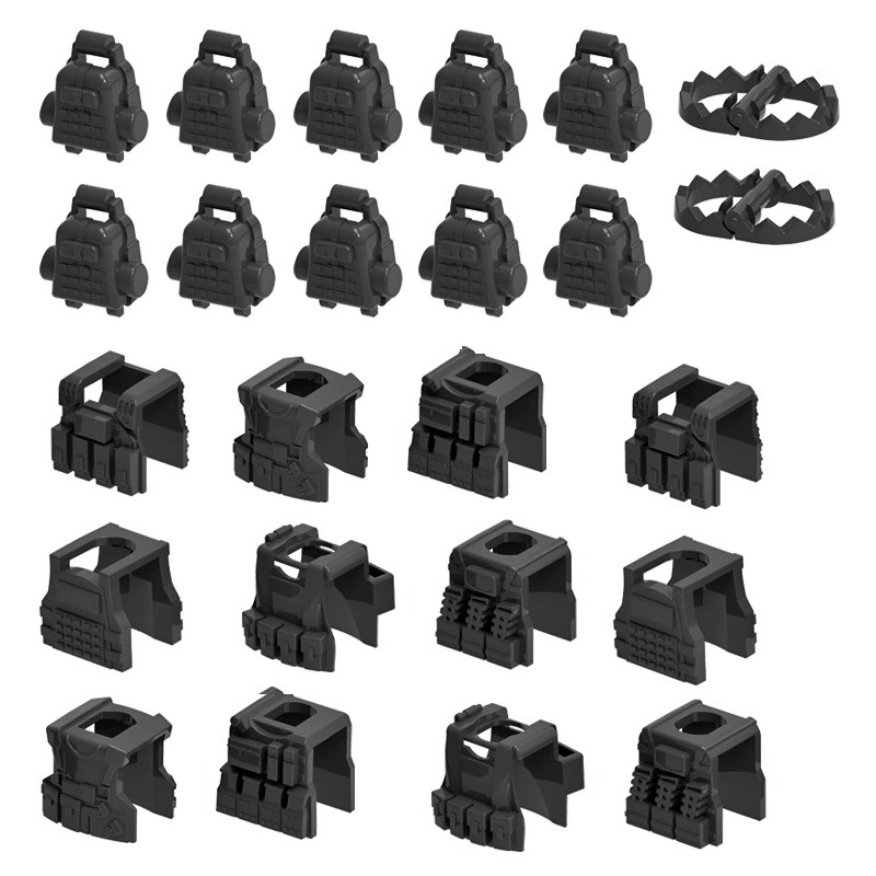 MOC Military Armor Tactical Ve - Lego Minifigure Holder avaliação e preço
