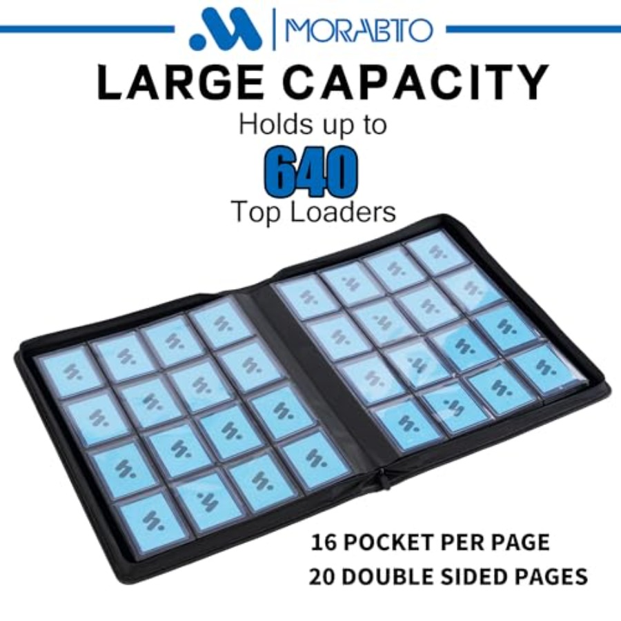 Toploader Binder Holds 640 Top - Card Top Loader avaliação e preço